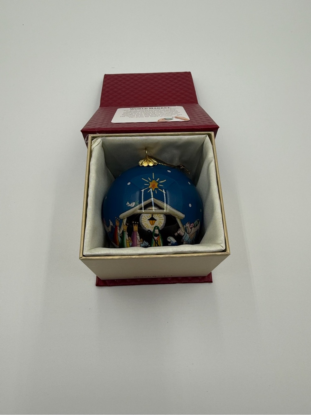 2023 Li Bien World Market Nativity Ornament